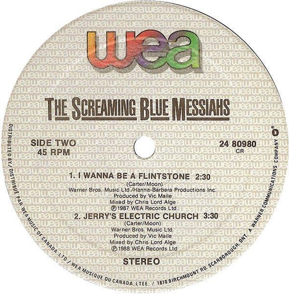 I Wanna Be A Flintstone (Extended Mix) The Screaming Blue Messiahs
