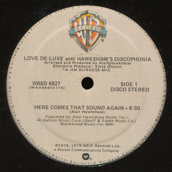 Voici à nouveau ce son Love De-Luxe, Discophonie de Hawkshaw