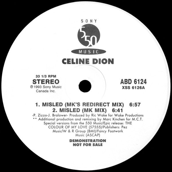 Misled Céline Dion