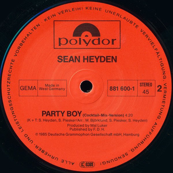 Party Boy | Rectangle Triangle