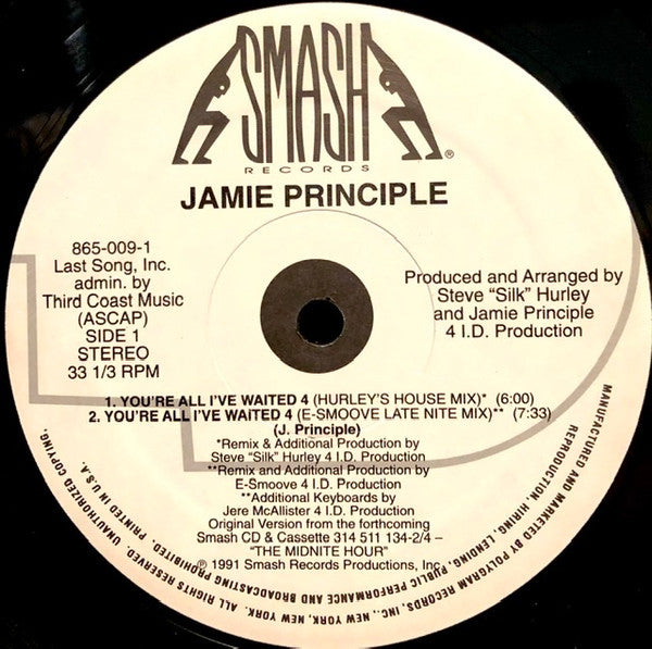 You're All I've Waited 4 2 Jamie Principle