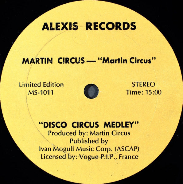 Medley Disco Circus / Le chien était-il un beignet Cirque Martin, Cat Stevens
