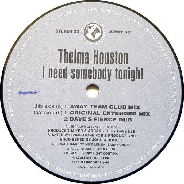 I Need Somebody Tonight (Original Mixes) | Rectangle Triangle  