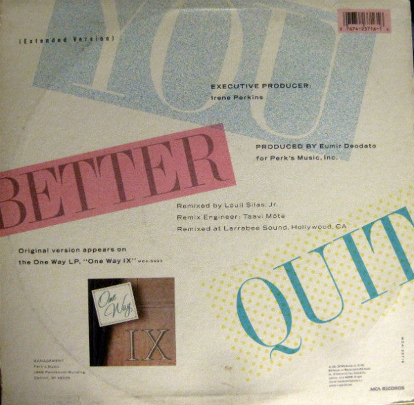 You Better Quit | Rectangle Triangle