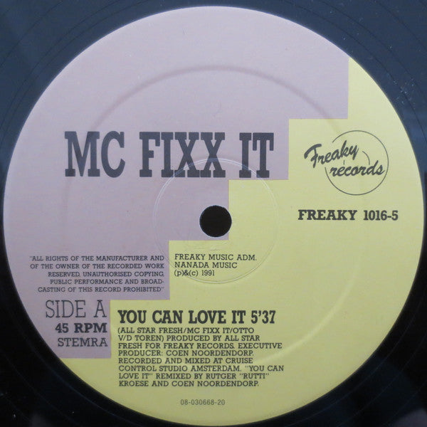 You Can Love It / Bring It Back 2 MC Fixx It