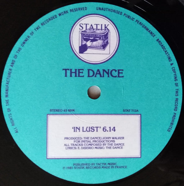 Dans la luxure La danse