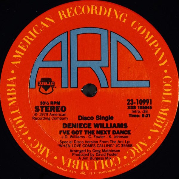 When Love Comes Calling / I've Got The Next Dance Deniece Williams