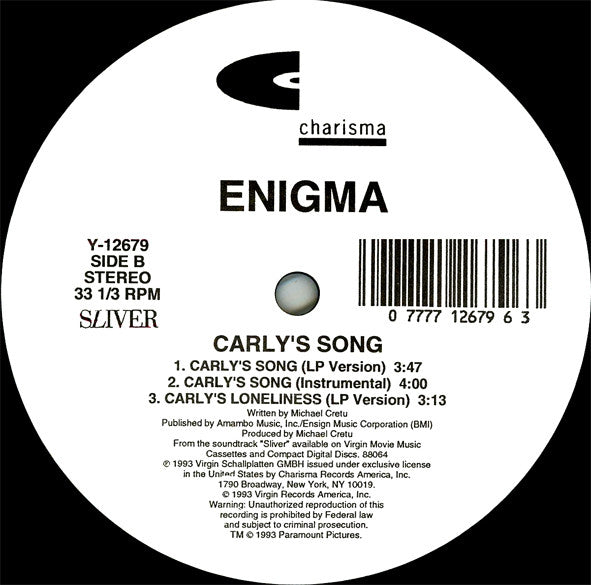 La chanson de Carly Énigme