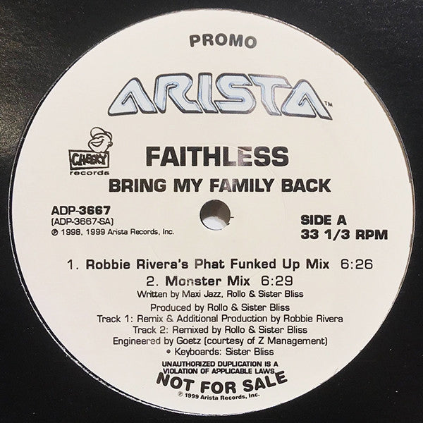 Bring My Family Back Faithless