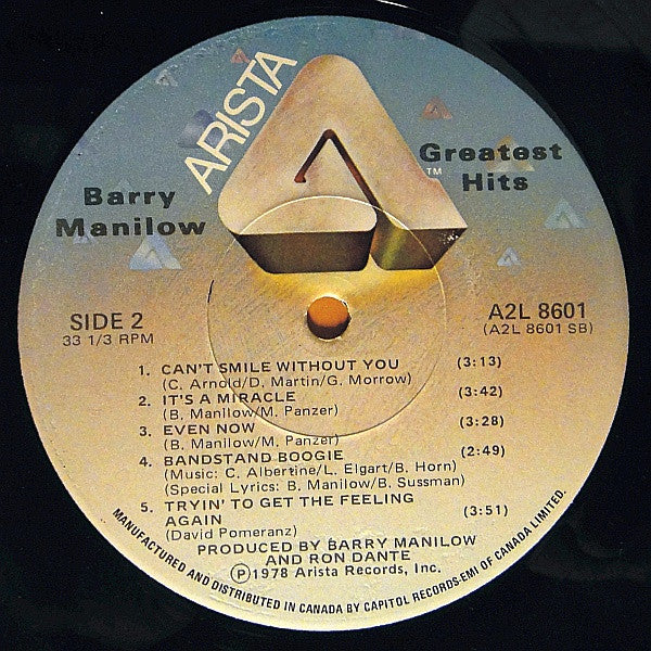 Greatest Hits Barry Manilow