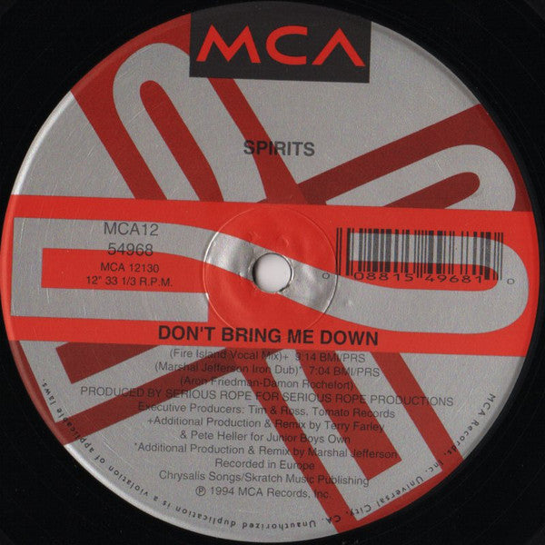 Don't Bring Me Down 2 Spirits
