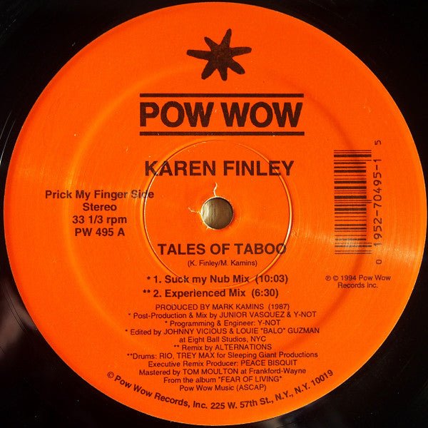 Contes de tabou Karen Finley
