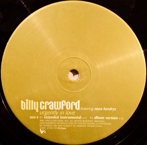 Urgently In Love (The Jam & Delgado Remix) Billy Crawford,Nona Hendryx