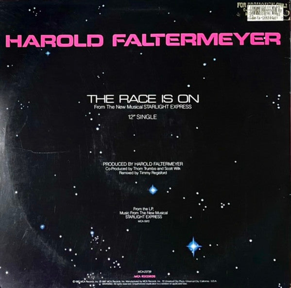 The Race Is On Harold Faltermeyer