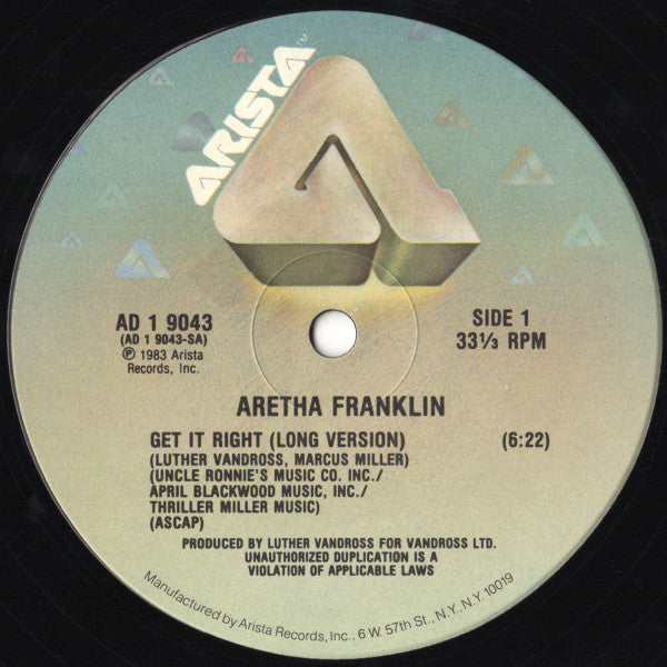Get It Right 2 Aretha Franklin