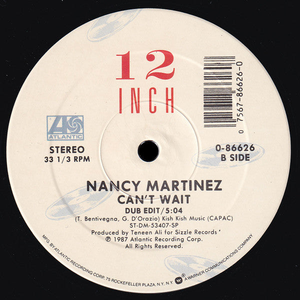 Je ne peux pas attendre Nancy Martinez