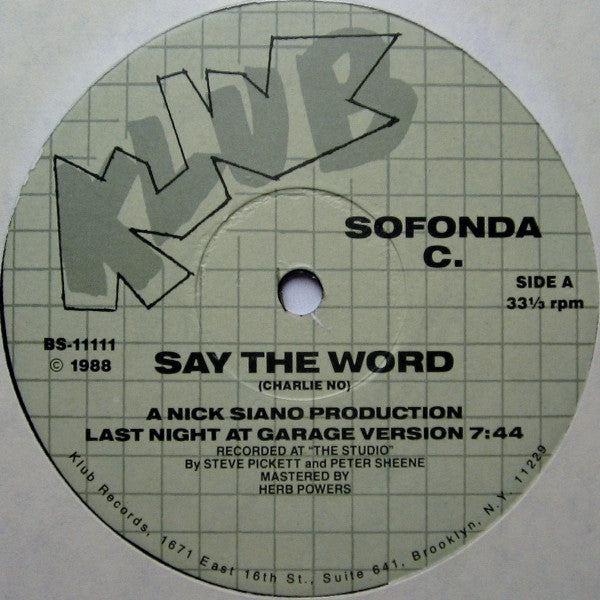 Say The Word | Rectangle Triangle  