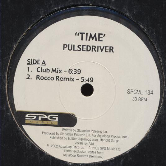 Time  / Able To Love Pulsedriver,Benny Benassi