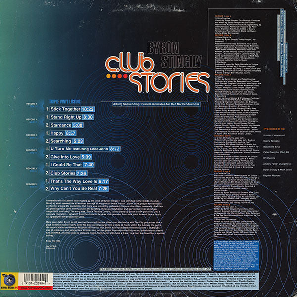 Club Stories Byron Stingily