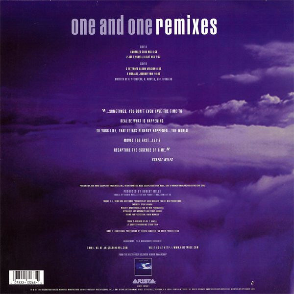 One And One (Remixes) Robert Miles