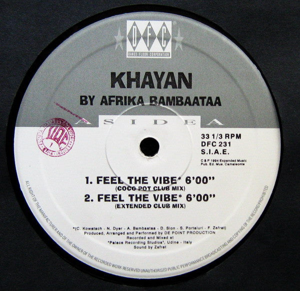 Feel The Vibe 3 Afrika Bambaataa,Khayan & The New World Power