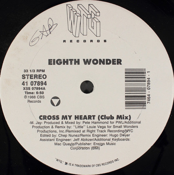 Cross My Heart Eighth Wonder