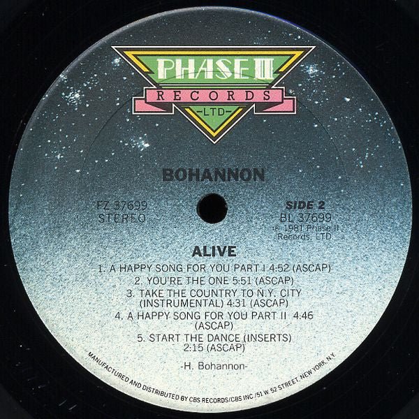 Alive Hamilton Bohannon