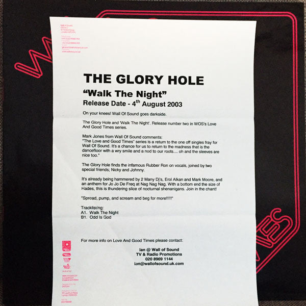 Walk The Night The Glory Hole