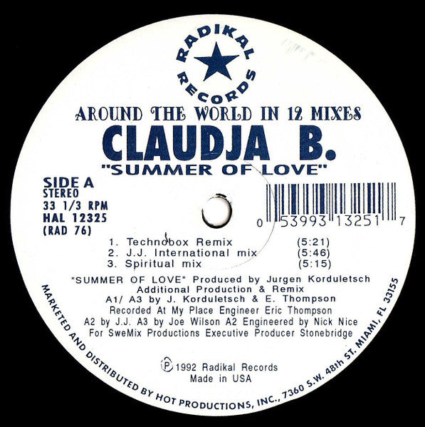 Summer Of Love (Around The World In 12 Mixes) Claudja Barry