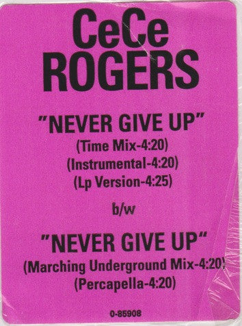 Never Give Up Ce Ce Rogers