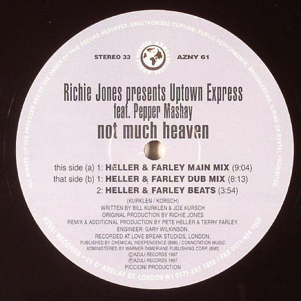 Not Much Heaven (Heller & Farley Remixes!) | Rectangle Triangle  