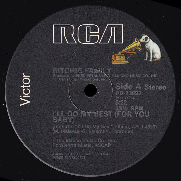 I'll Do My Best (For You Baby) The Ritchie Family