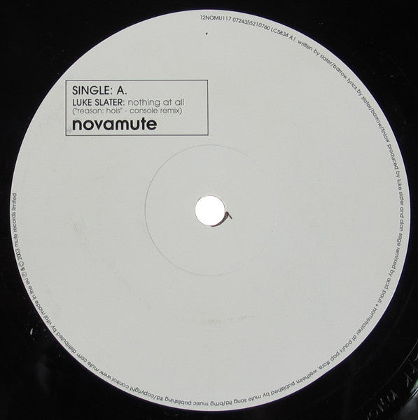 Célibataire Luke Slater, SI Futures