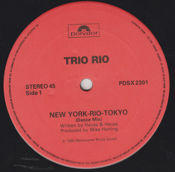 New York - Rio - Tokyo | Rectangle Triangle  