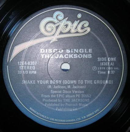 Shake Your Body (Down To The Ground) / Blame It On The Boogie The Jacksons