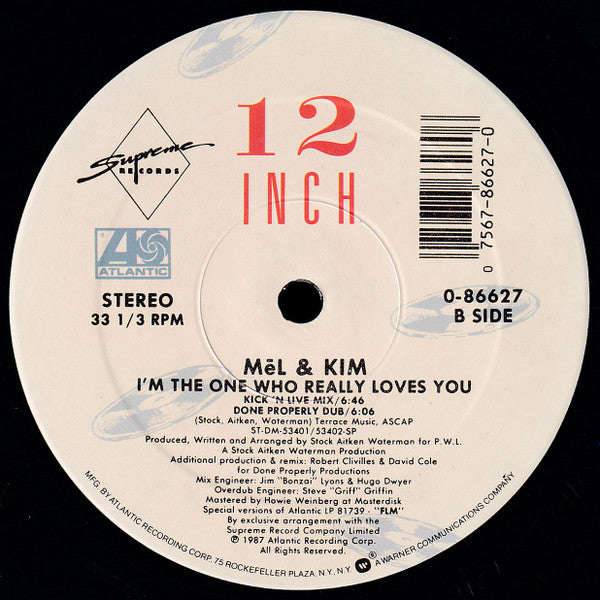 I'm The One Who Really Loves You Mel & Kim