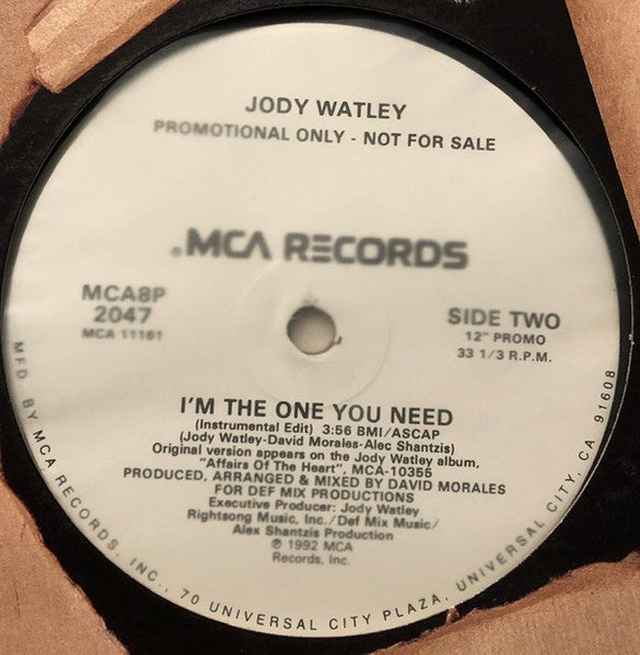 I'm The One You Need 3 Jody Watley