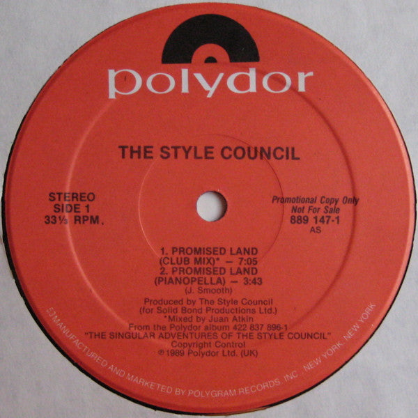 Promised Land The Style Council