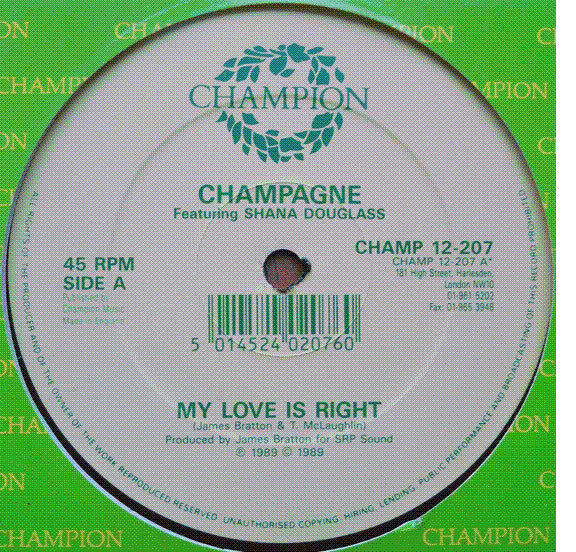 My Love Is Right Champagne (2),Shana Douglas