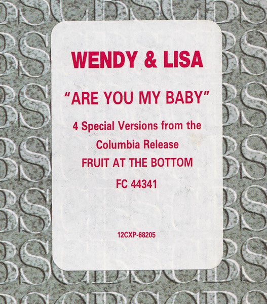 Are You My Baby (12" Mixes) Wendy & Lisa