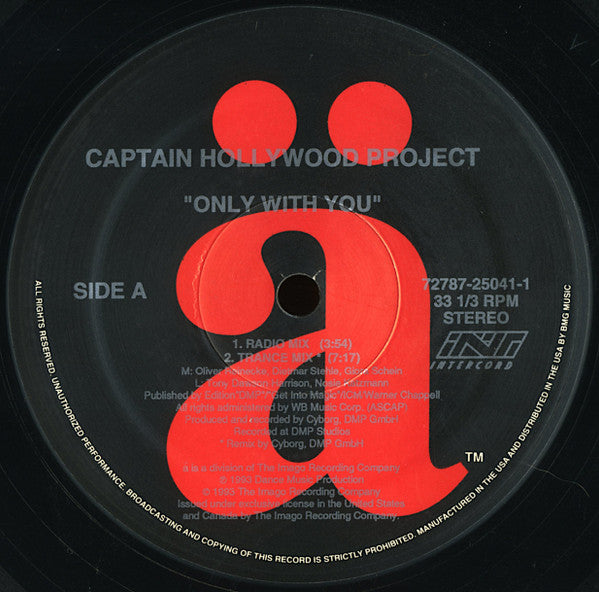 Only With You Captain Hollywood Project