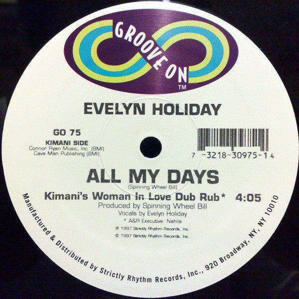 Tous mes jours Evelyn Holiday