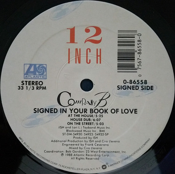 Signed In Your Book Of Love / Sticky Fingers | Rectangle Triangle