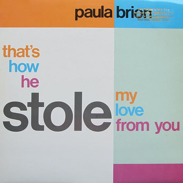 C'est ainsi qu'il t'a volé mon amour Paula Brion