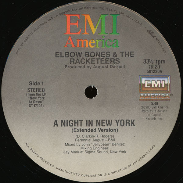 A Night In New York Elbow Bones And The Racketeers