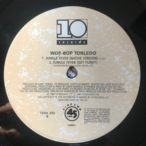La fièvre de la jungle Wop Bop Torledo