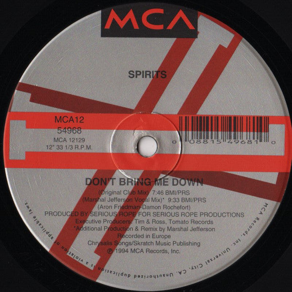 Don't Bring Me Down 2 Spirits