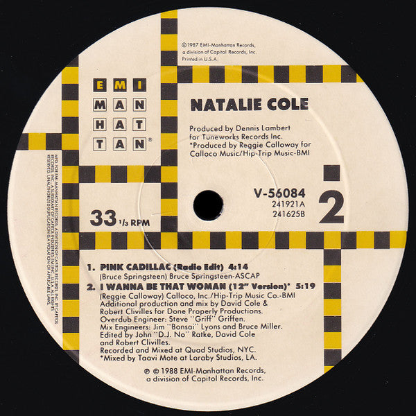Pink Cadillac Natalie Cole