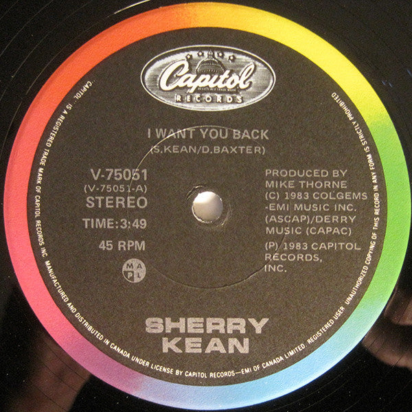 I Want You Back Sherry Kean