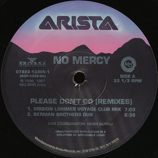 Please Don't Go (Remixes) No Mercy